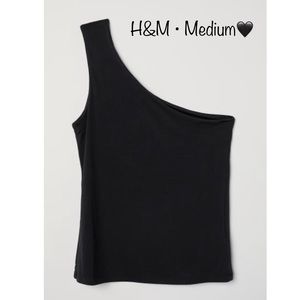 H&m one sleeve top